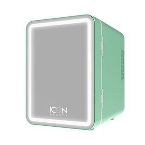 NIB Icon Beauty LED Mirror Door Mini Cooler